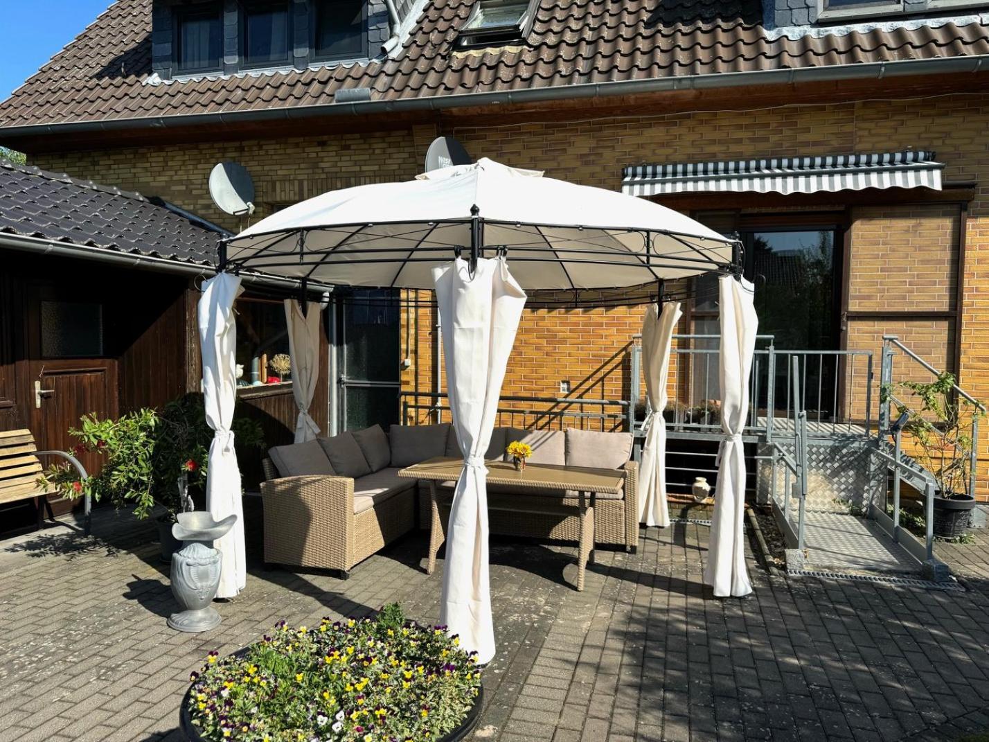Ferien-Whg Moewe Nahe Steinhuder Meer Mit Garten Und Balkon 哈根堡 外观 照片