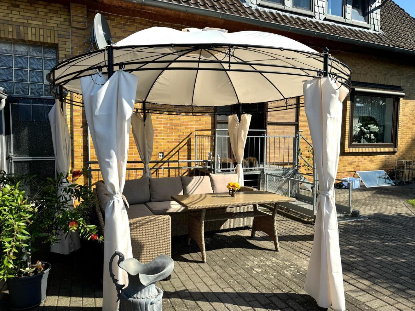 Ferien-Whg Moewe Nahe Steinhuder Meer Mit Garten Und Balkon 哈根堡 外观 照片