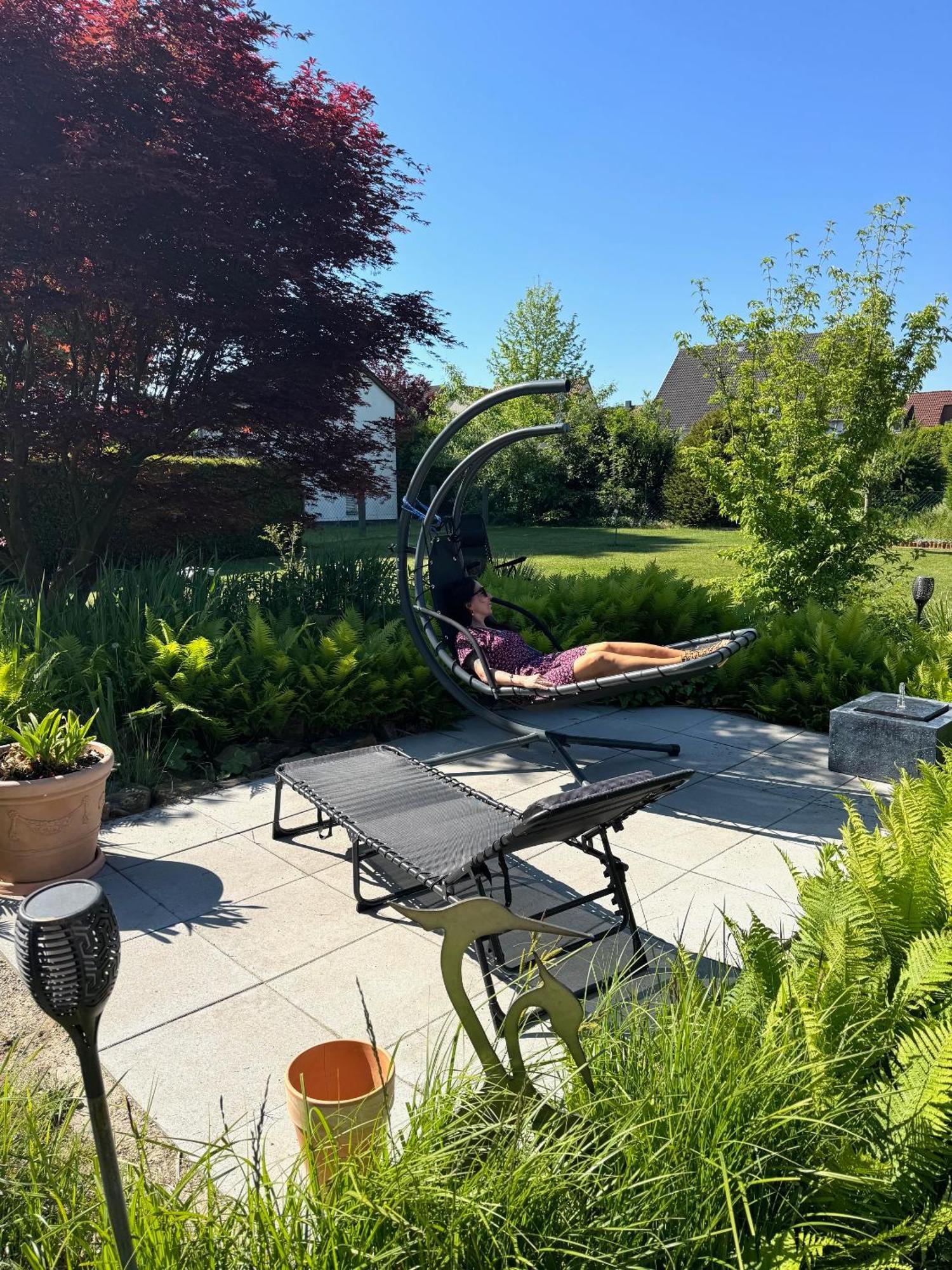 Ferien-Whg Moewe Nahe Steinhuder Meer Mit Garten Und Balkon 哈根堡 外观 照片