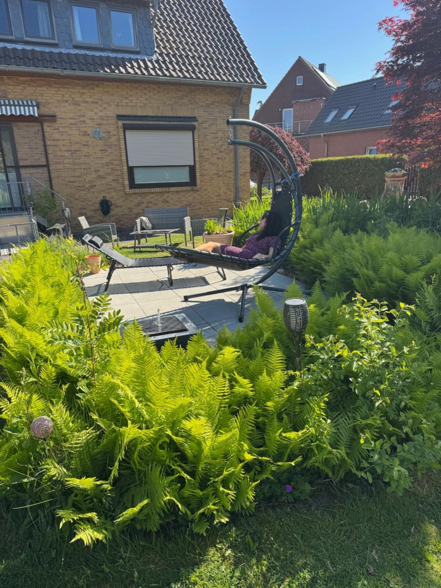 Ferien-Whg Moewe Nahe Steinhuder Meer Mit Garten Und Balkon 哈根堡 外观 照片